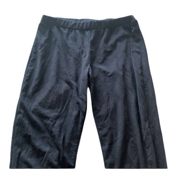 Poof! Black Pants With Cross Cutout Ankles - Picture 2 of 6